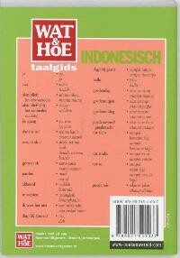 Wat & Hoe taalgids Indonesisch / Wat & Hoe taalgids achterkant