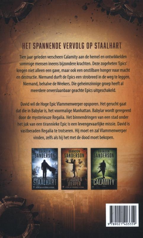 Vlammenwerper / De wrekers / 2 achterkant