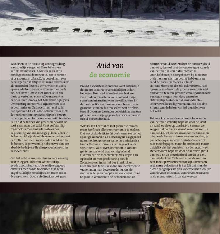 Wild van de economie achterkant