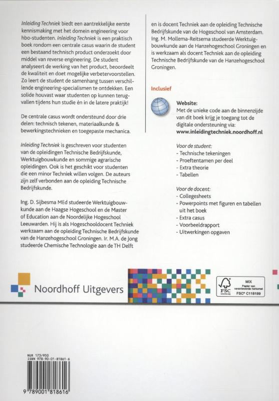 Inleiding techniek / Vast Boek Inleiding techniek / Vast Boek achterkant