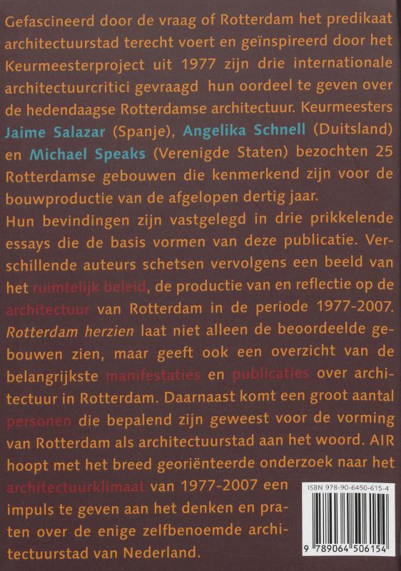 Rotterdam herzien Rotterdam herzien achterkant