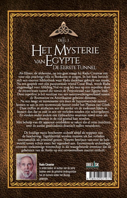 De boeken van Radu Cinamar 3 - Het Mysterie van Egypte achterkant