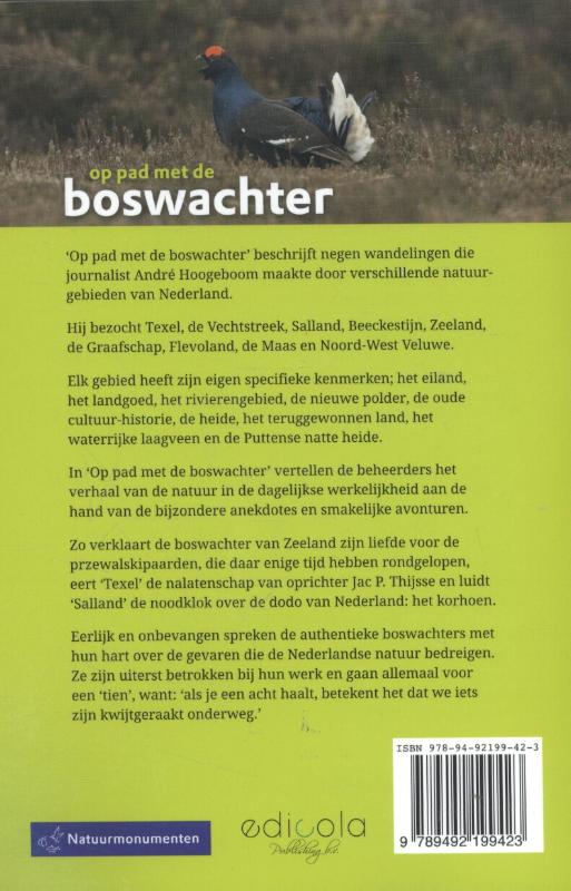 Op pad met de boswachter Op pad met de boswachter achterkant