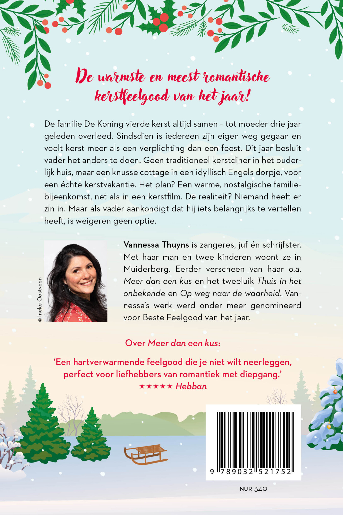 Zoals kerst bedoeld is achterkant
