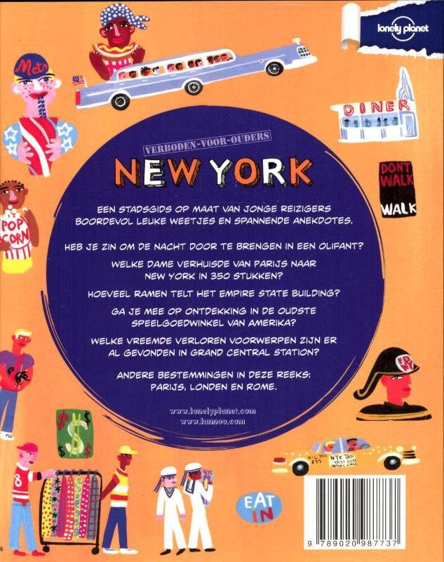 Lonely planet verboden voor ouders New York / Lonely planet - verboden voor ouders achterkant