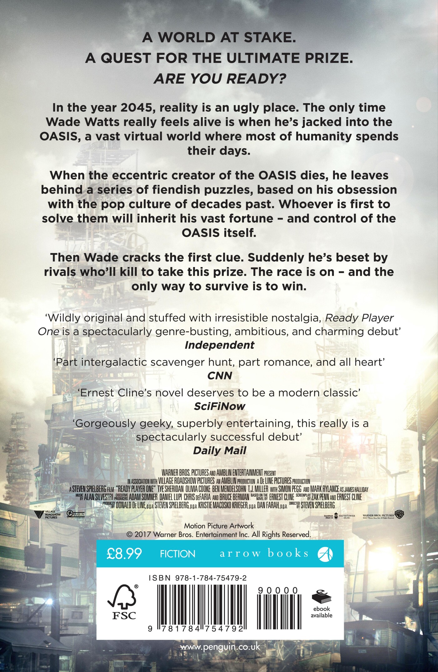 Ready player one / Ready player one / 1 achterkant