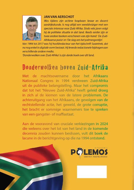 Donderwolken boven Zuid-Afrika achterkant