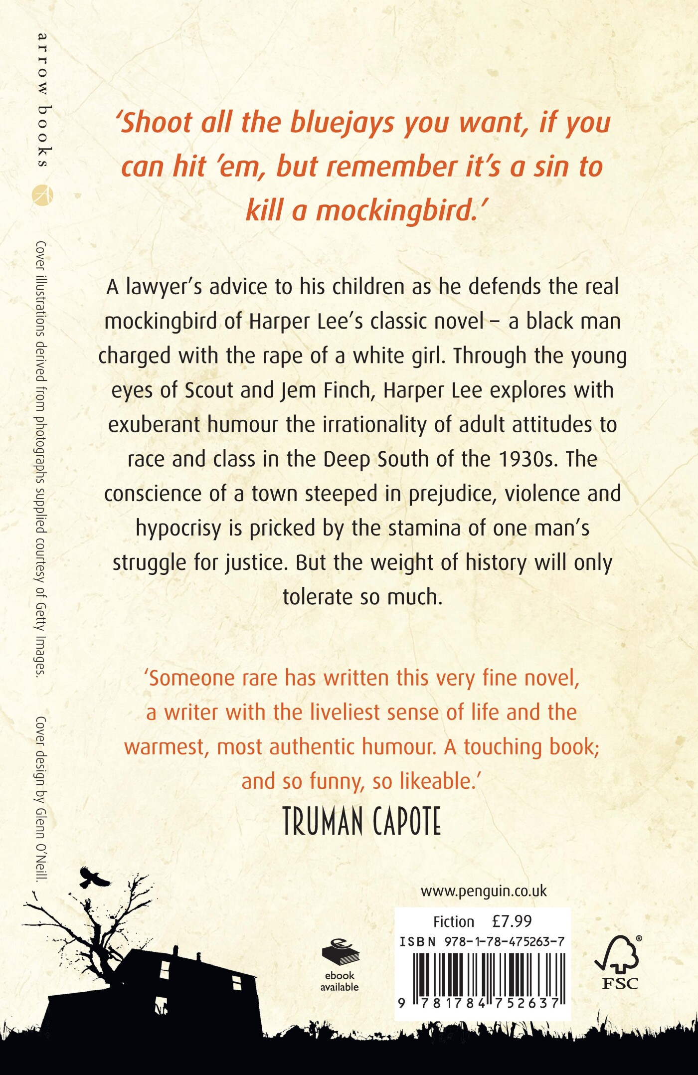 To kill a mockingbird achterkant
