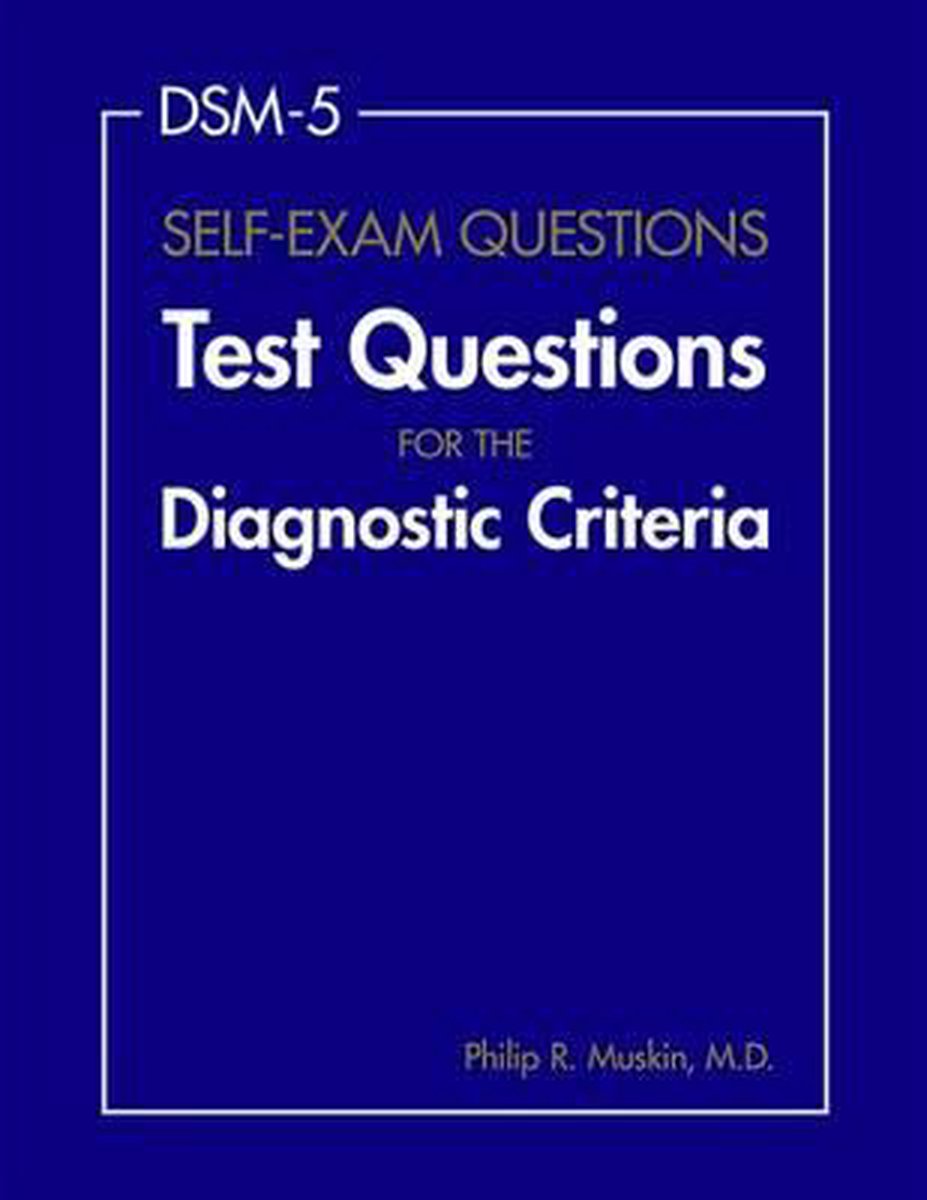 Dsm-5 Self-Exam Questions