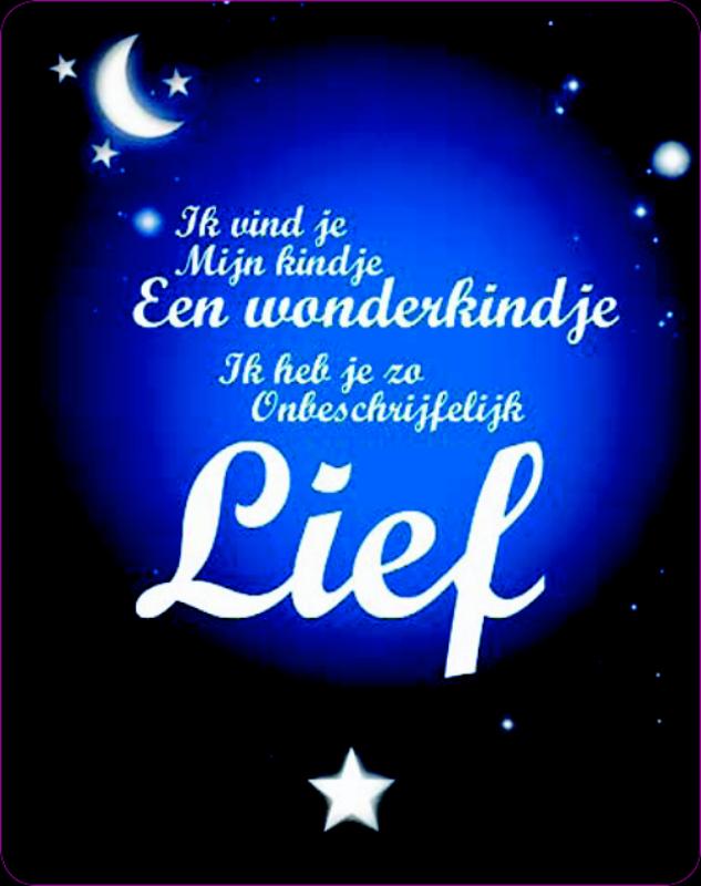 Voor het slapen gaan achterkant