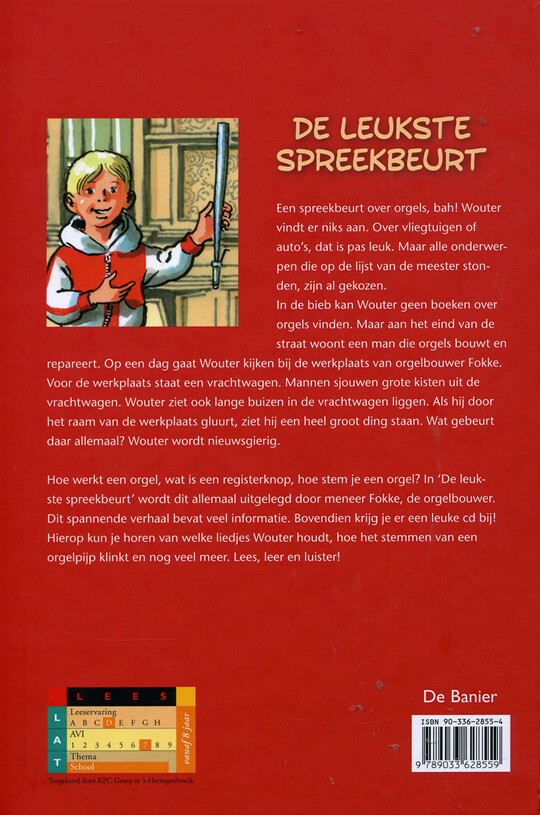 LEUKSTE SPREEKBEURT, DE  (+ CD) achterkant
