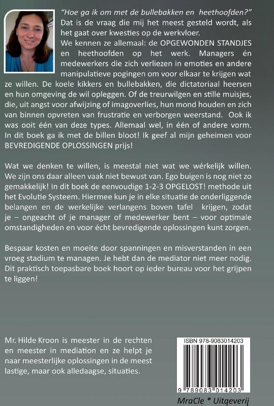 Opgewonden standjes en bevredigende oplossingen / Hilde Kroon Mediation / 2 achterkant