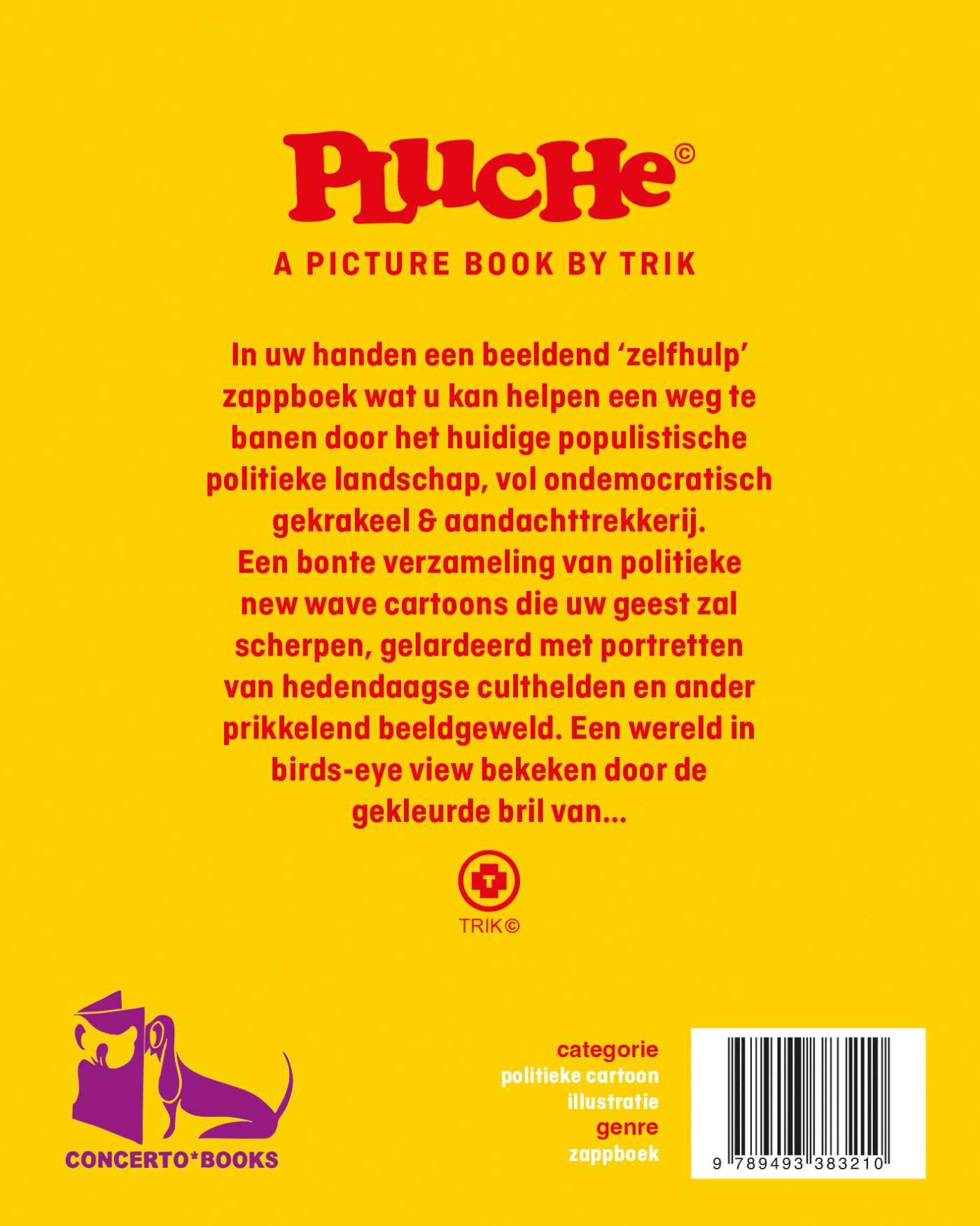 Pluche achterkant