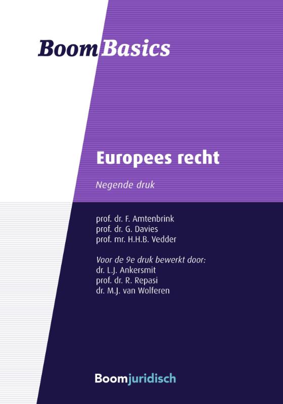 boekenbalie_9789462907355_cover Boom Basics  -   Europees recht