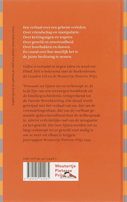 Vallen / Schatkist van de jeugdliteratuur achterkant