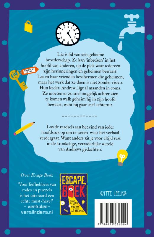 Escape boek – De geheime code van de Grote Kluis achterkant