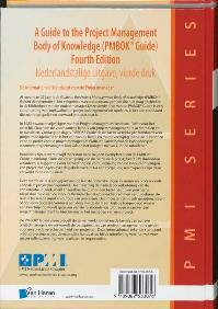 A Guide to the project management body of knowledge PMBoK guide / Ned. ed. / PMI series achterkant