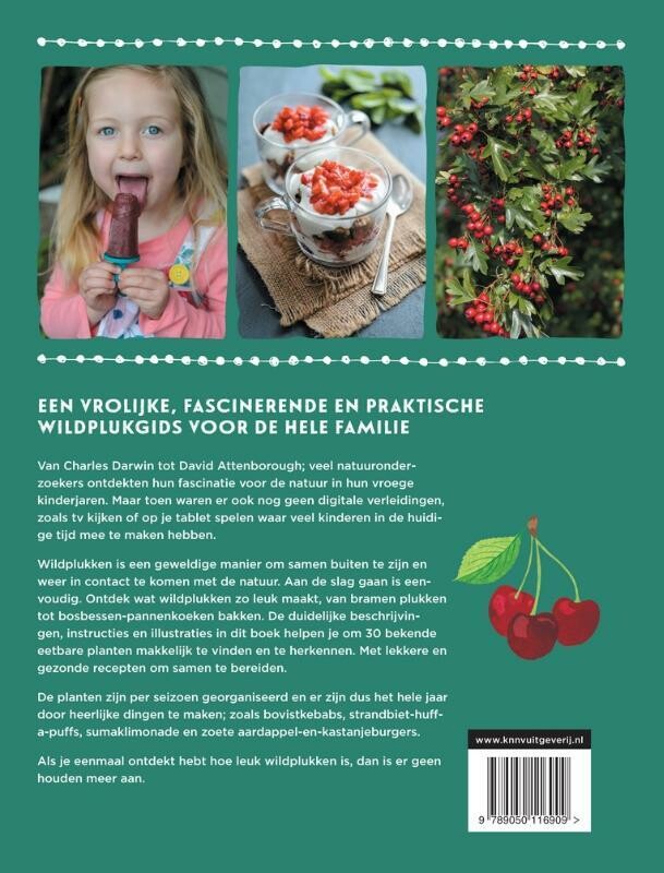 De smaak van wildplukken achterkant