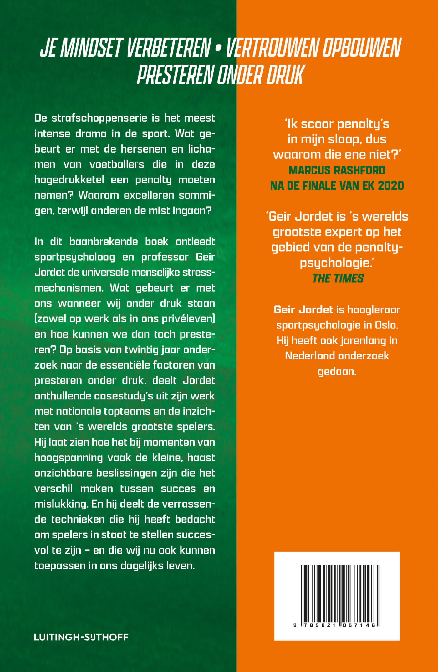 De psychologie van de strafschop achterkant