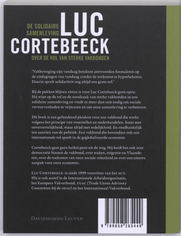 De Solidaire Samenleving De Solidaire Samenleving achterkant