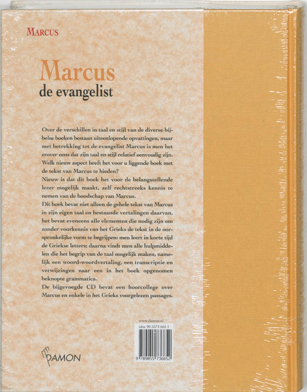 Marcus, de evangelist achterkant