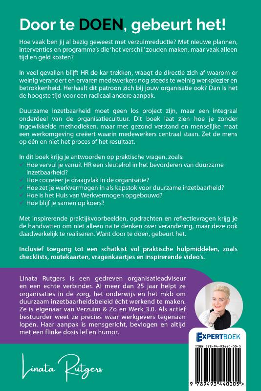 Door te doen gebeurt het! / Hoe dan? serie achterkant