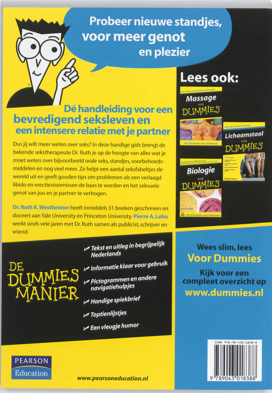 Seks voor Dummies / Voor Dummies achterkant