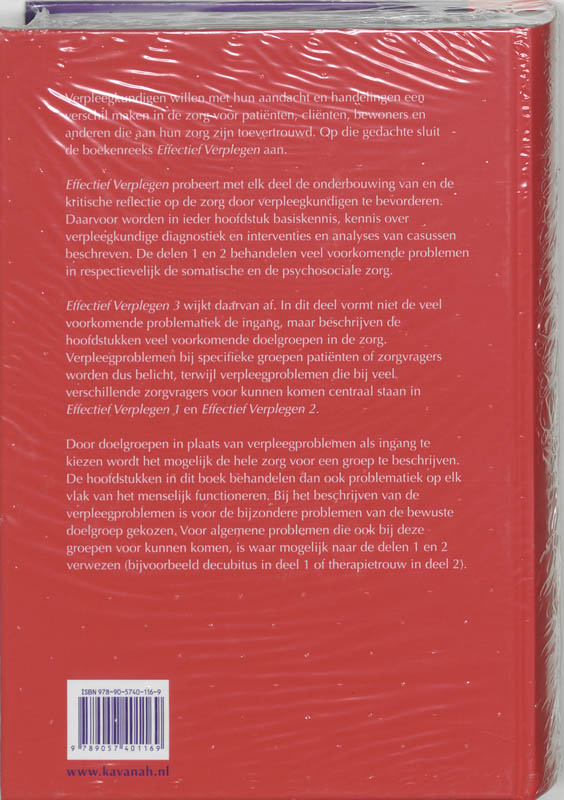 Effectief Verplegen 3 Effectief Verplegen 3 achterkant