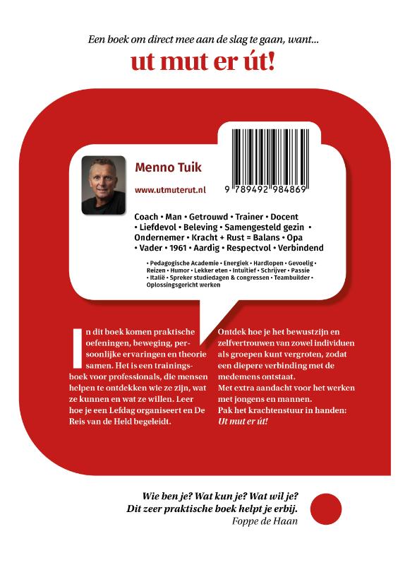 Ut mut er ût! achterkant
