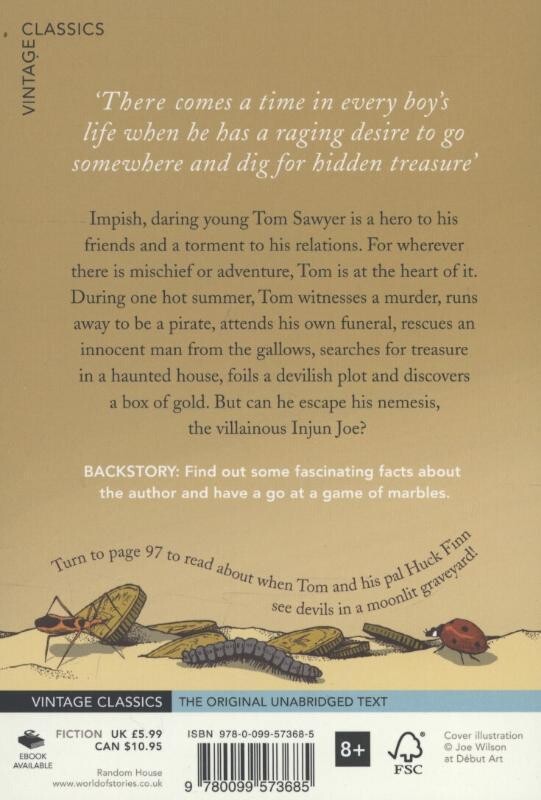 The Adventures of Tom Sawyer achterkant
