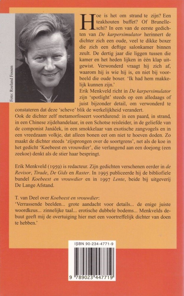 De karpersimulator achterkant