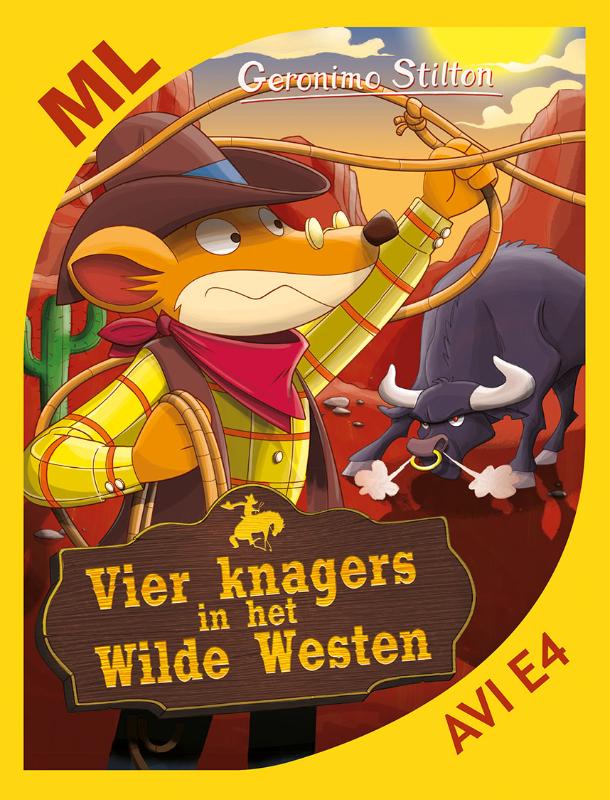 boekenbalie_9789085923954_cover Vier knagers in het wilde westen / Geronimo Stilton-reeks