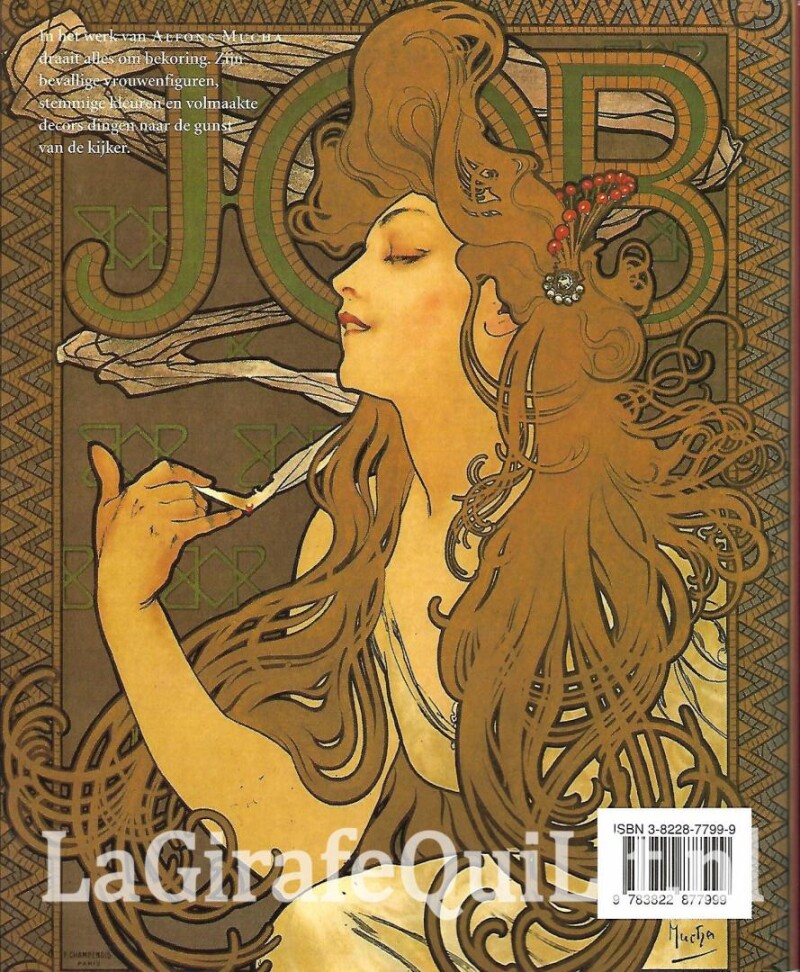 Alfons Mucha 1860-1939 achterkant