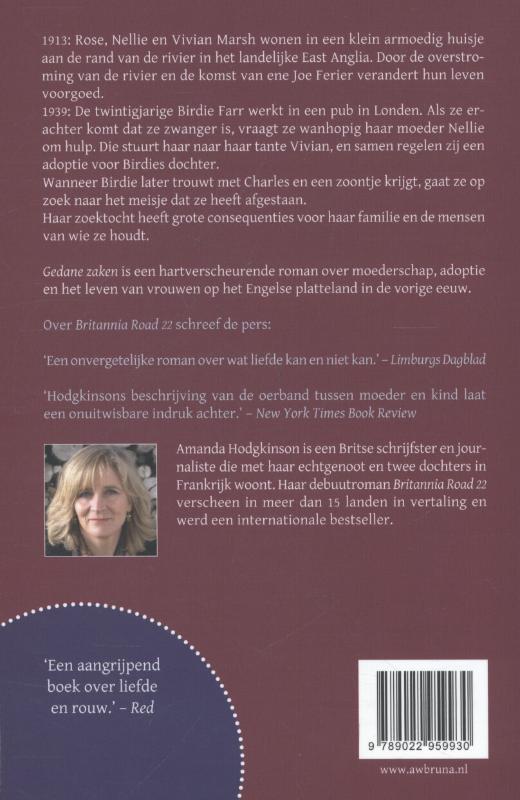 Gedane zaken Gedane zaken achterkant