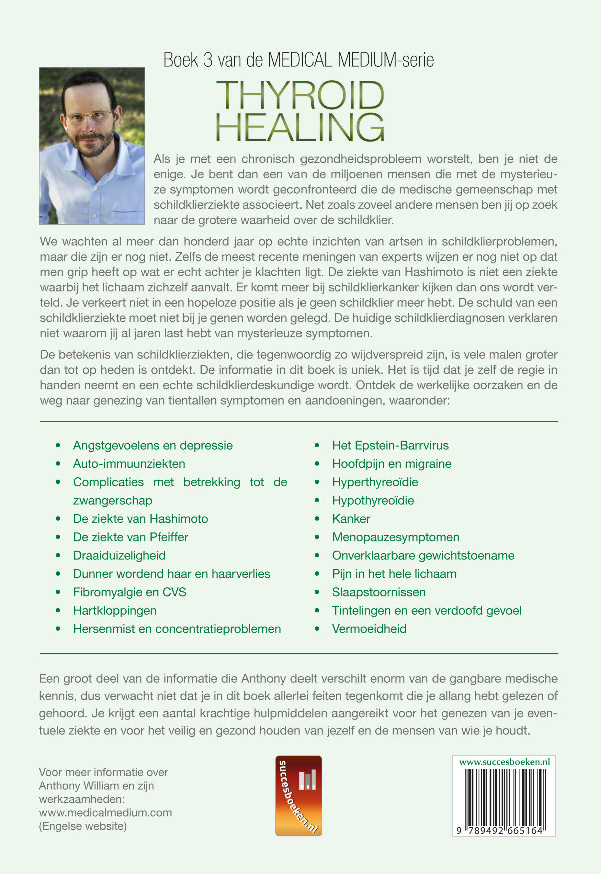 Thyroid healing / Medical medium achterkant