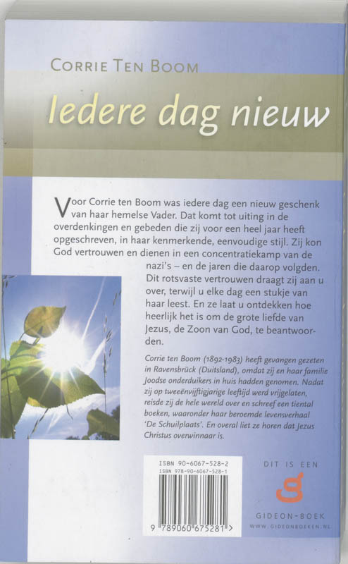 Iedere dag nieuw achterkant