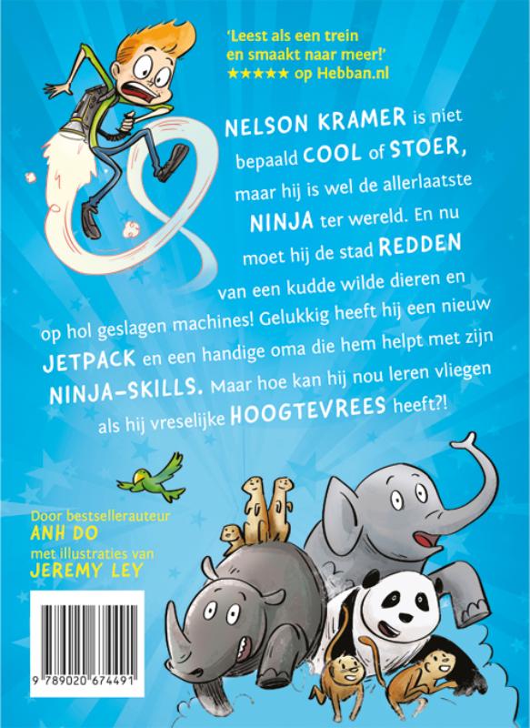 De vliegende Ninja / Ninja Kid / 2 achterkant