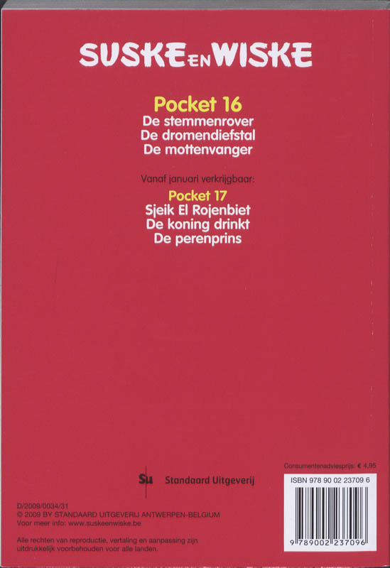 Suske En Wiske 16 Pocket achterkant
