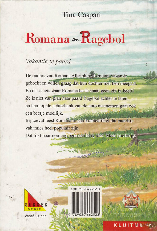 Vakantie te paard / Romana en Ragebol achterkant