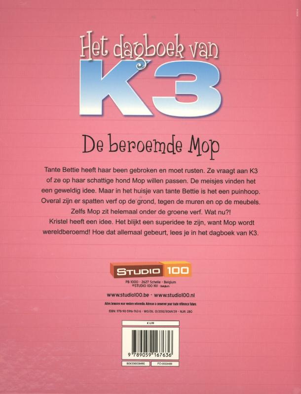 De beroemde mop / Het dagboek van K3 achterkant