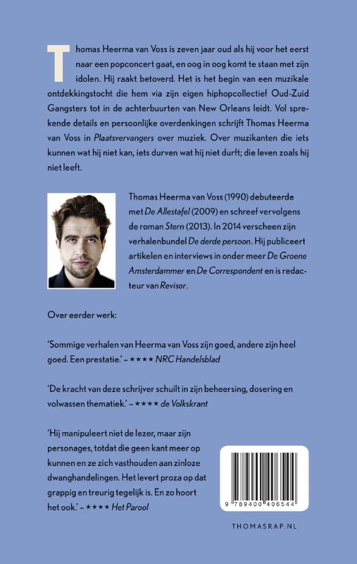 Plaatsvervangers Plaatsvervangers achterkant