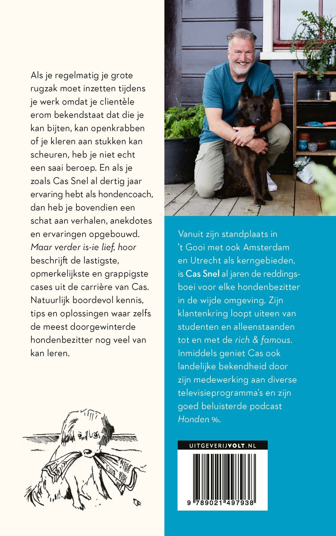 Maar verder is-ie lief, hoor achterkant