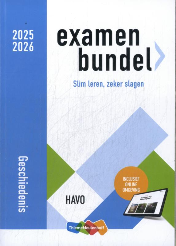 Examenbundel Geschiedenis havo 2025/2026