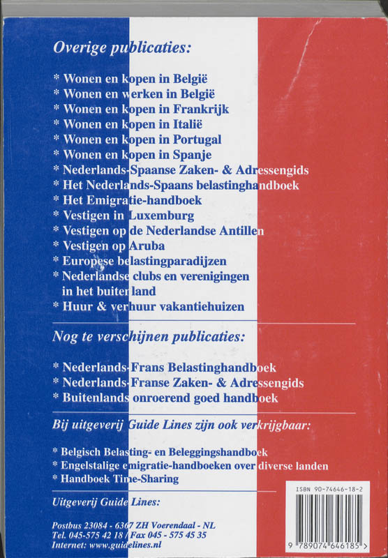 Wonen En Werken In Frankrijk + Adressenbijlage achterkant