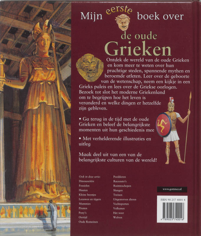 Mijn eerste boek over de oude Grieken / Mijn eerste boek over... achterkant