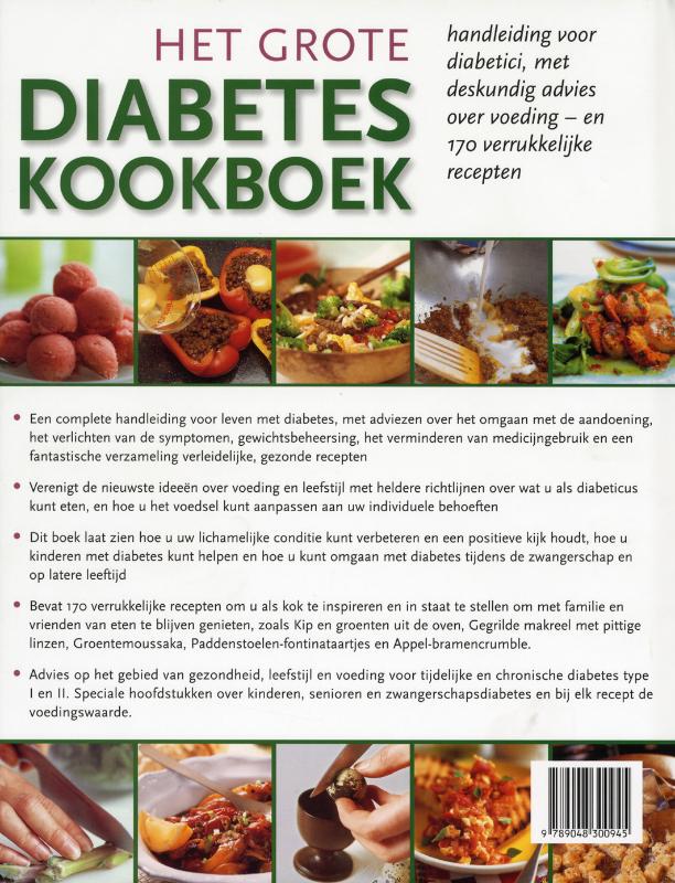 Het grote diabeteskookboek achterkant