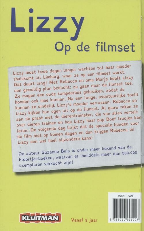Op de filmset / Lizzy / 3 achterkant
