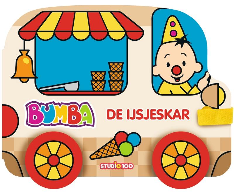 Bumba kartonboek met wielen - De ijsjeskar