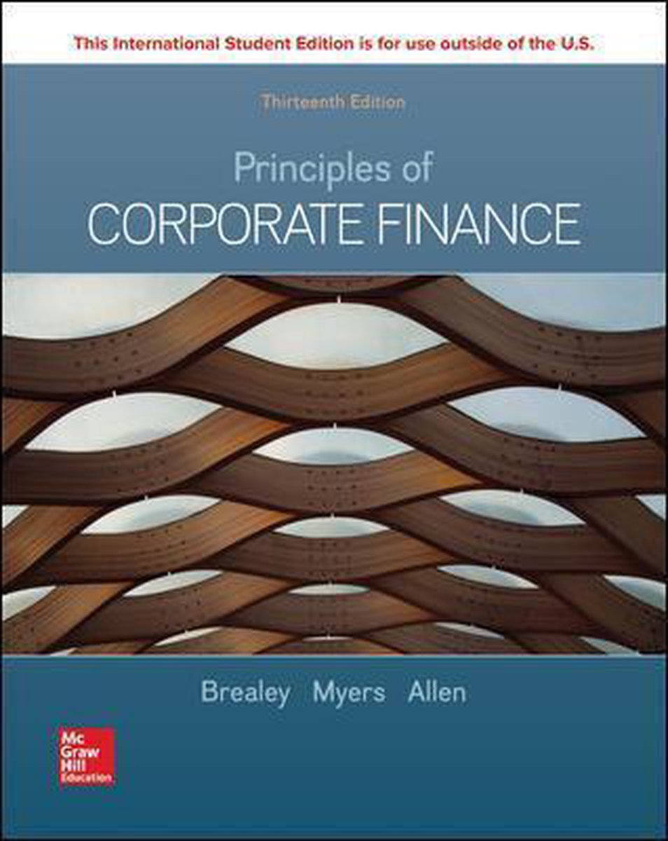 Richard A. Brealey Ise Principles Of Corporate Finance