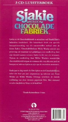Sjakie en de chocoladefabriek 3cdlb achterkant